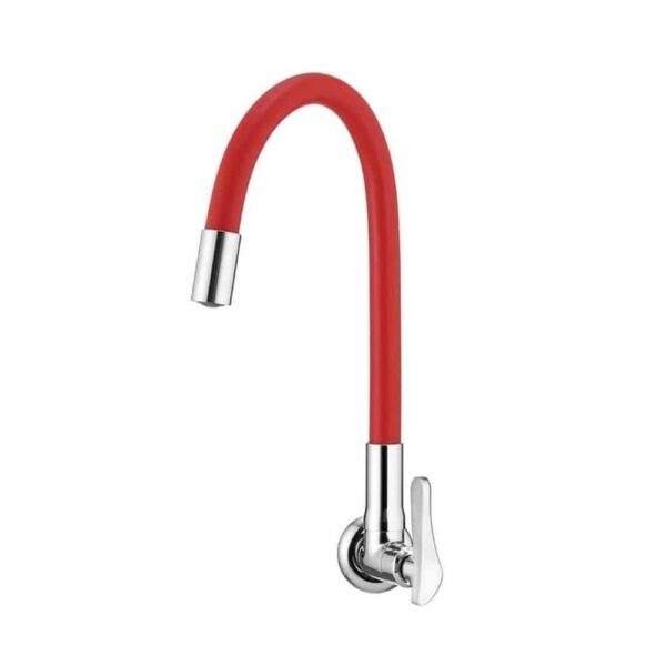 Torneira Lorenflex De Parede Com Bica Flexível Lorenzetti 1178 R27 Vermelha 7048537