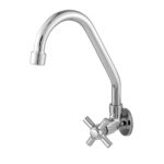 Torneira de Cozinha 1167 C31 Delta de Parede Bica Móvel Alta 7672