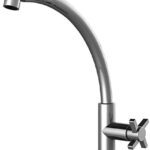 Torneira para Cozinha de Mesa Bica Móvel Alta Módena 641 Cromada