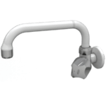 Torneira para Cozinha de Parede Bica Móvel Horizontal Búzios Luxo 1059 Branca