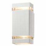 Arandela GLight Branca Externa 2XE27 Aluminio