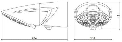 Chuveiro Top Jet Lorenzetti Multitemperaturas 220V Branco 7500W - Imagem 4