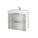 Gabinete Suspenso para Banheiro Lavanda 56x59cm Branco 9931.2
