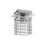 Luminaria Plafon Blumenau Cristal Lizzie Cromado G9 Bivolt