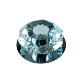 Spot de Cristal Octógono G9 Blumenau Transparente