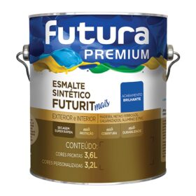 Tinta Futura Esmalte Sintético Futurit Premium Mais Brilhante Galão de 3.6 Litros