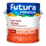 Tinta Futura para Telha Cor Cerâmica e Acabamento Brilhante Galão de 3.6 litros
