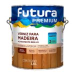 Verniz Marítimo Incolor Brilhante da Futura com Filtro Solar Galão de 3.6 Litros