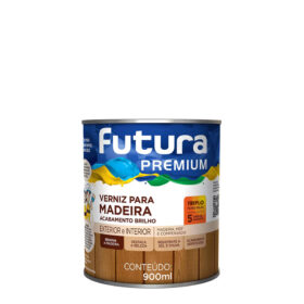 Verniz Protetor de Madeira Triplo da Futura com Filtro Solar 900 ml