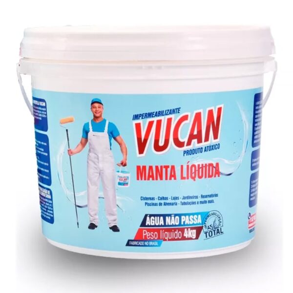 Manta Liquida Impermeabilizante Vucan Balde de 4 Kg