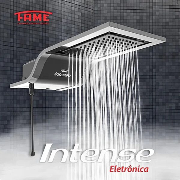 Chuveiro Intense Eletrônica Ducha FAME 220V Black 7800W