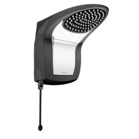 Chuveiro Ducha Acqua Jet Ultra Preta e Cromado da Lorenzetti 220V 7800W