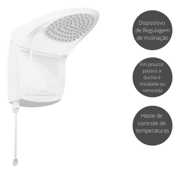 Chuveiro Ducha Acqua Jet Ultra Branco Lorenzetti 220V 7800W