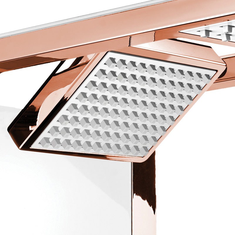 Chuveiro Lorenzeti Acqua Duo Ultra Rose Gold e Branco 220V 7800W 7510124
