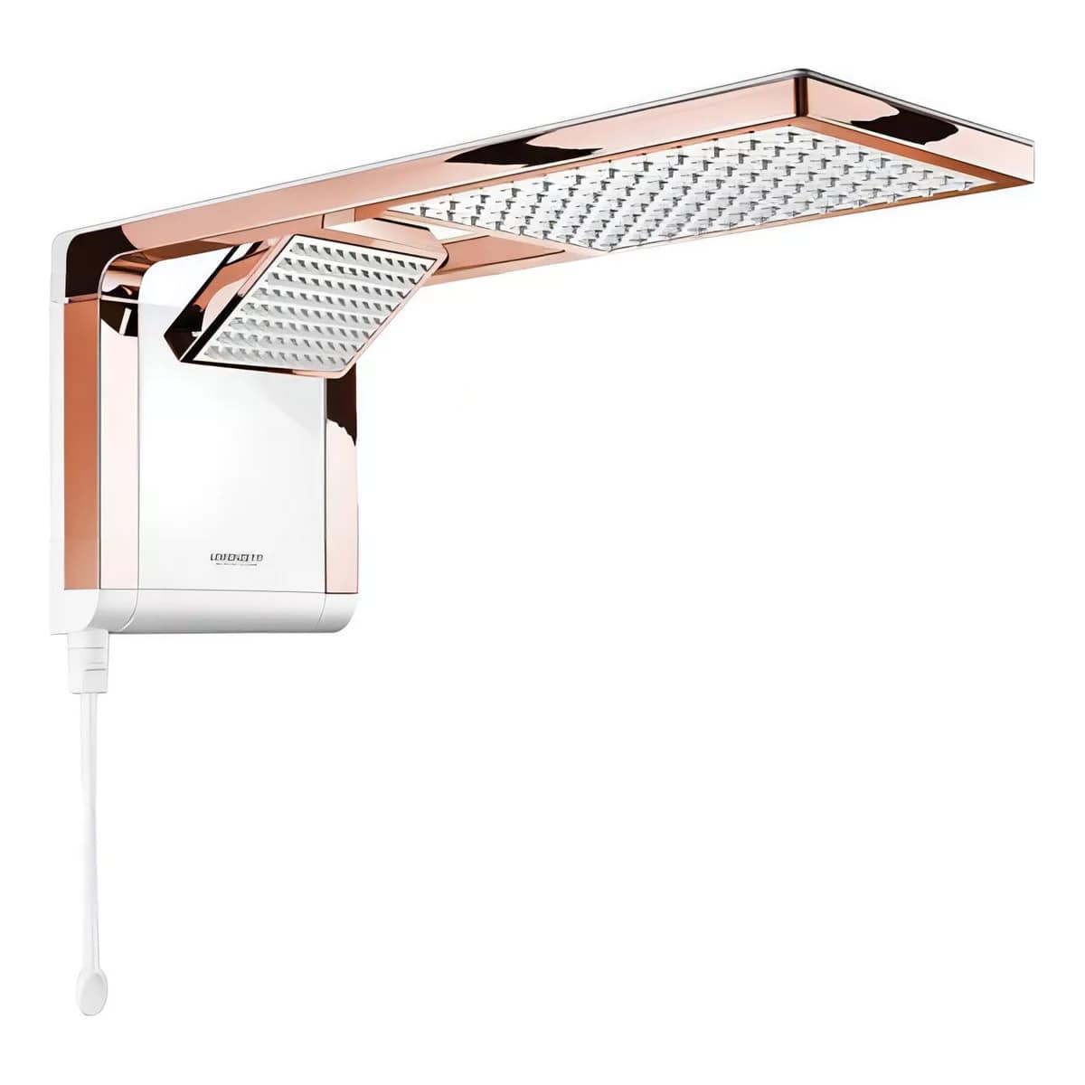 Chuveiro Lorenzeti Acqua Duo Ultra Rose Gold e Branco 220V 7800W 7510124