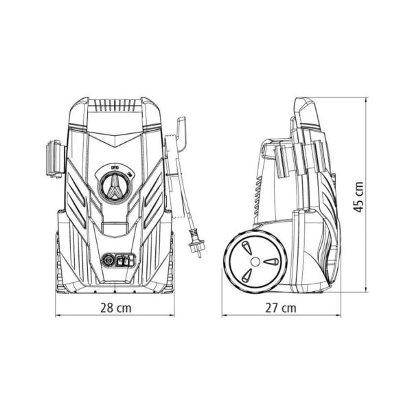 Lavadora de Alta Pressão 1200 W Tramontina MASTER para uso domestico 1500 PSI 220V